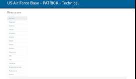 
							         US Air Force Base - PATRICK - Technical - Gale Pages								  
							    