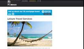 
							         US Army MWR :: Leisure Travel Services - Fort Bragg MWR								  
							    