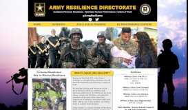 
							         U.S. Army Ready and Resilient								  
							    
