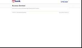 
							         US Bank - Log In - Syncada ®								  
							    