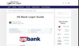 
							         US Bank Login | Best Guides For Online Banking - BOL								  
							    