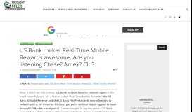 
							         US Bank makes Real-Time Mobile Rewards awesome. Are you ...								  
							    