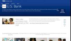 
							         US Bank - Visa Developer								  
							    