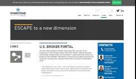 
							         U.S. Broker Portal - StarStone Insurance								  
							    