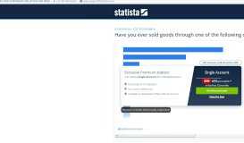 
							         • U.S. C2C online sales portal usage reach | Statistic								  
							    