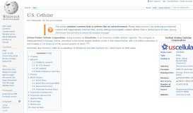 
							         U.S. Cellular - Wikipedia								  
							    