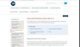 
							         U.S. Data and Statistics | USAGov								  
							    