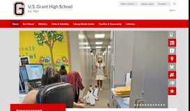 
							         U.S. Grant High School / Homepage - Oklahoma City Public Schools								  
							    