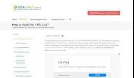 
							         US Visa Application - How to Apply for US Visa? - VisaGuide.World								  
							    