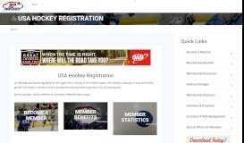 
							         USA Hockey Registration								  
							    
