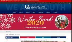 
							         USA Housing - University of South Alabama								  
							    