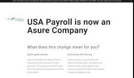 
							         USA Payroll — HR Software & Consulting - Asure Software								  
							    