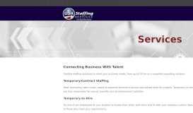 
							         USA Staffing Services								  
							    
