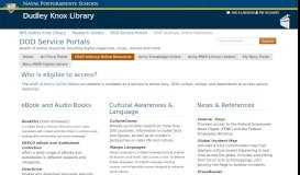 
							         USAF eLibrary Online Resources - DOD Service Portals - Research ...								  
							    