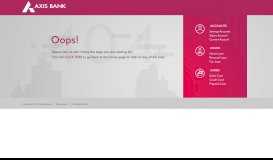 
							         Usage of Online Portal Login Process Step 1: The URL for ... - Axis Bank								  
							    