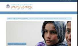 
							         USAID Online Learning Management System Portal								  
							    