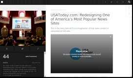 
							         USAToday.com: Redesigning One of America's Most Popular News ...								  
							    