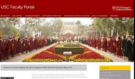 
							         USC Faculty Portal								  
							    