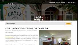 
							         USC Student Housing - Cayce Cove								  
							    