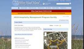 
							         USCB Hospitality Management Program Facility								  
							    