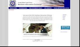 
							         USCG Maritime Information Exchange (CGMIX) Main Page								  
							    