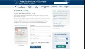 
							         USCIS Case Status - Check Case Status with USCIS gov online								  
							    