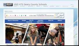 
							         USD 475 Geary County Schools - Welcome								  
							    