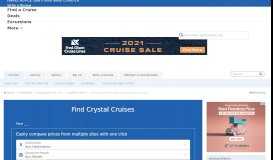 
							         Use Crystal Travel Agent to book new cruise? - Crystal Cruises ...								  
							    