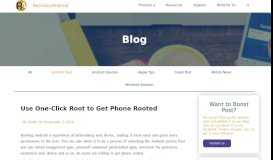 
							         Use One-Click Root to Get Phone Rooted - Blog								  
							    