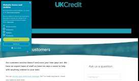 
							         Use our online portal to manage your loan account - UK Credit								  
							    