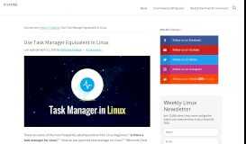 
							         Use Task Manager in Ubuntu and Other Linux Distributions - It's FOSS								  
							    
