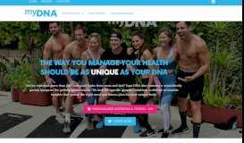 
							         Use Your DNA to Personalize Your Health | myDNA								  
							    