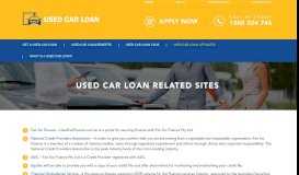 
							         Used Car Loan related sites - Used Car Finance								  
							    
