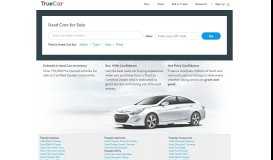 
							         Used Cars For Sale: 986,572 Used & Pre-Owned Cars | TrueCar								  
							    