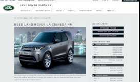 
							         Used Land Rover La Cienega NM | Land Rover Santa Fe								  
							    