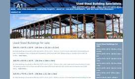 
							         Used steel buildings - A1 Steel Buildings								  
							    