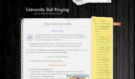 
							         Useful Bell Ringing Links: University Ringing								  
							    