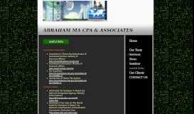 
							         useful links - ABRAHAM MA CPA & ASSOCIATES								  
							    