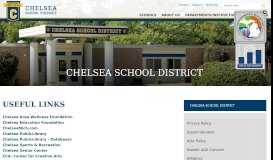 
							         Useful Links | Chelsea School District								  
							    