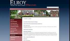 
							         Useful Links - City of Elroy								  
							    
