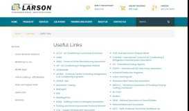 
							         Useful Links | G.A. Larson								  
							    