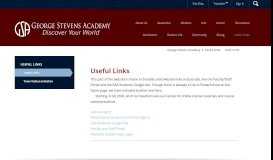 
							         Useful Links - George Stevens Academy								  
							    