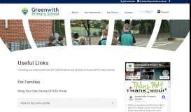 
							         Useful Links - Greenwith Primary School								  
							    
