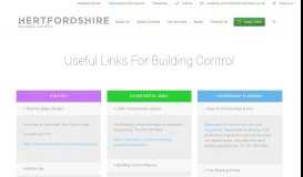 
							         Useful Links - Hertfordshire Building Control								  
							    