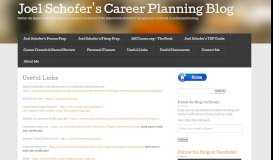 
							         Useful Links « Joel Schofer's Career Planning Blog - Navy Medical ...								  
							    