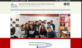
							         Useful Links - Montrose High School - Montrose and Olathe Schools								  
							    