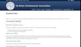 
							         Useful Links - NJ Water Environment Association								  
							    