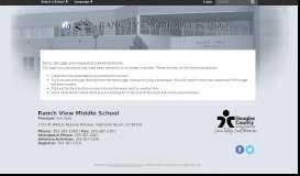 
							         Useful Links - Ranch View Middle School								  
							    
