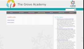 
							         Useful Links - The Grove Academy								  
							    