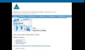 
							         Useful Links | WPAS, Inc.								  
							    